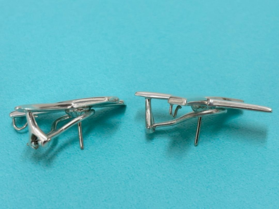 極美品 ティファニー　ピアス　パロマピカソ　キス　SV925　磨き　シルバー ティファニー ピアス パロマピカソ キス SV925 磨き 925