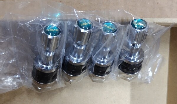 【送料無料】新品 レイズ RAYS エアバルブ 1台分 4本セット アルミ ホイール 金属バルブ TE37 CE28 ZE40 VOLKRACING ボルクレーシング