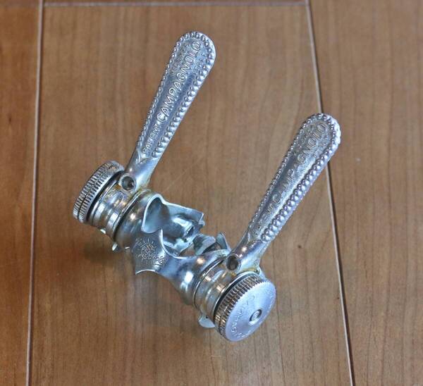 1960s デッドストック カンパニョーロ Campagnolo WシフトレバーTOEIロードレーサークロモリランドナー ピストスポルティーフ激レア当時物