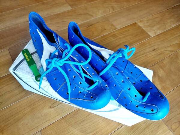 デッドストック ディアドラ diadora サイクリングシューズ ビンテージ自転車靴ロードレーサースポルティーフTOEIクロモリピスト激レア当時