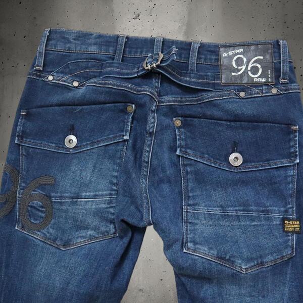 G-STAR RAW/ジースターロゥ デニムパンツ 立体裁断 5620 HERITAGE EMBRO TAPERED WMN ヘリテージ 96 ストレッチ 刺繍