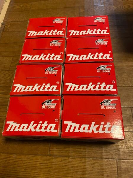 MAKITA 6.0Ah 18V BL1860B 2リチウムイオン マキタバッテリー US マキタ 8個
