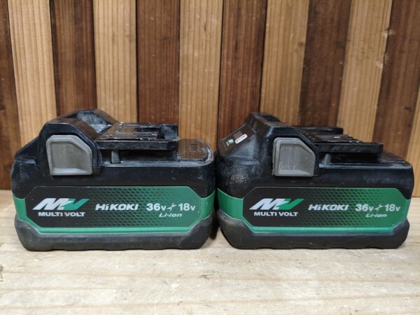 ハイコーキ マルチボルト BSL36A18X リチウムイオンバッテリー 2個セット 純正品