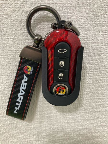 フィアット500 アバルト595 キーホルダー 壁掛け キーホルダー