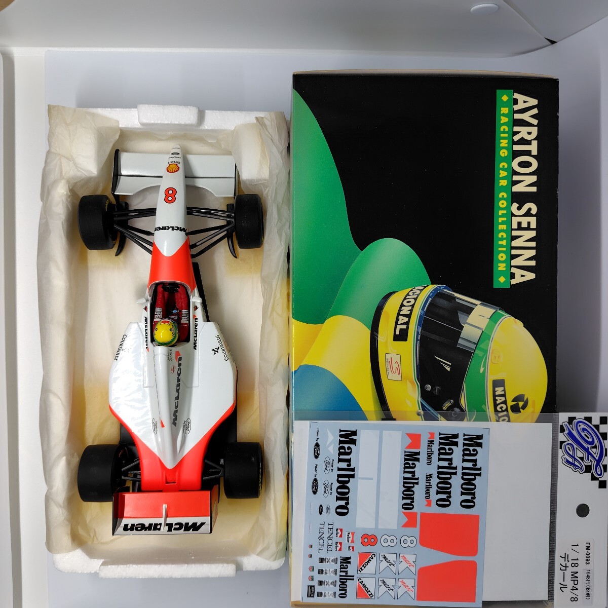 1/18 マクラーレン MP4/8 A.セナ ブラジル国旗 限定BOX PMA Yahoo!オークション -「1/18 マクラーレン mp4/8」の落札相場