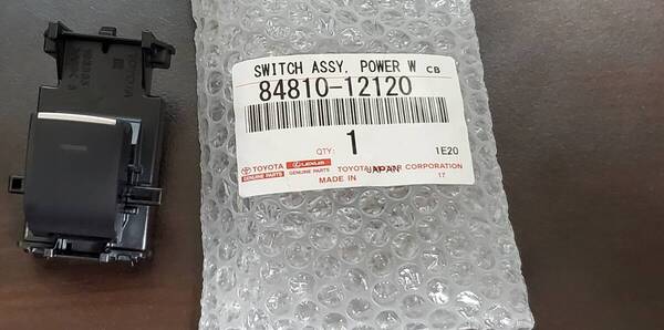 パワーウインドウスイッチ 84810-12120 TOYOTA SWICH ASSY POWER W トヨタ純正部品