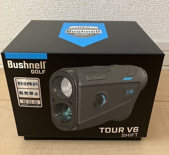 ★新品 Bushnell ピンシーカー ツアー V6シフトジョルト ゴルフ レーザー距離計 測定器 ブラック