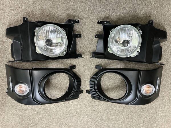 【ハイエース丸目キット】 BOXYSTYLE ZERO型フェイスチェンジキット Ver.6 改良型(フルセットではありません)