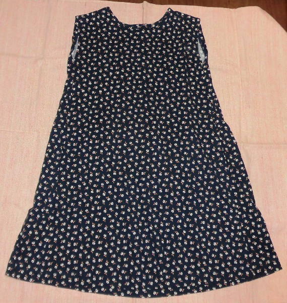 ★中古 UNIQLO ポール&ジョー カットソードレス(半袖) 140 紺 ワンピース