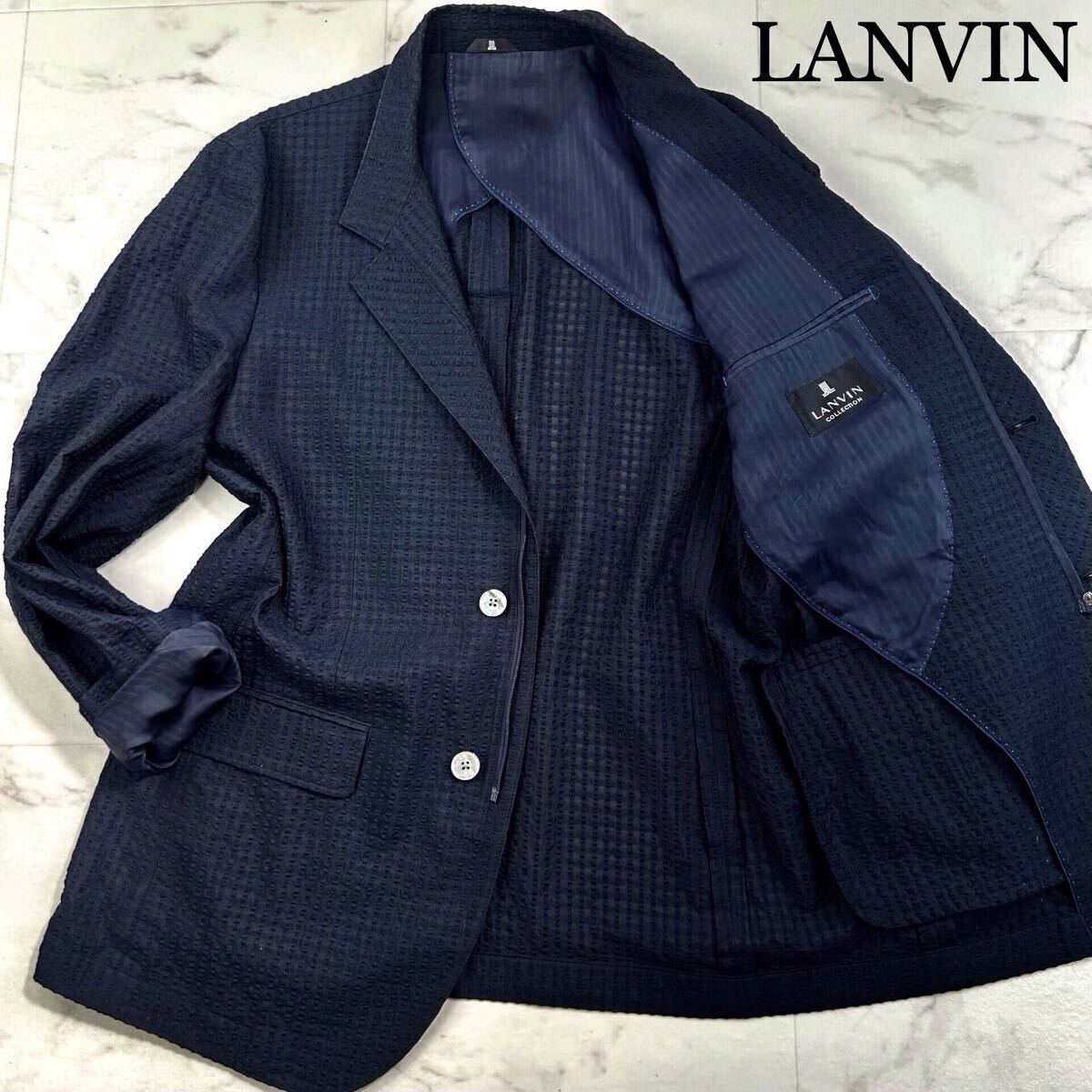 超美品 LANVIN 高級シルク 春夏用テラードジャケット ホワイト Yahoo!オークション -「(lanvin ランバン) シルク」(ジャケット