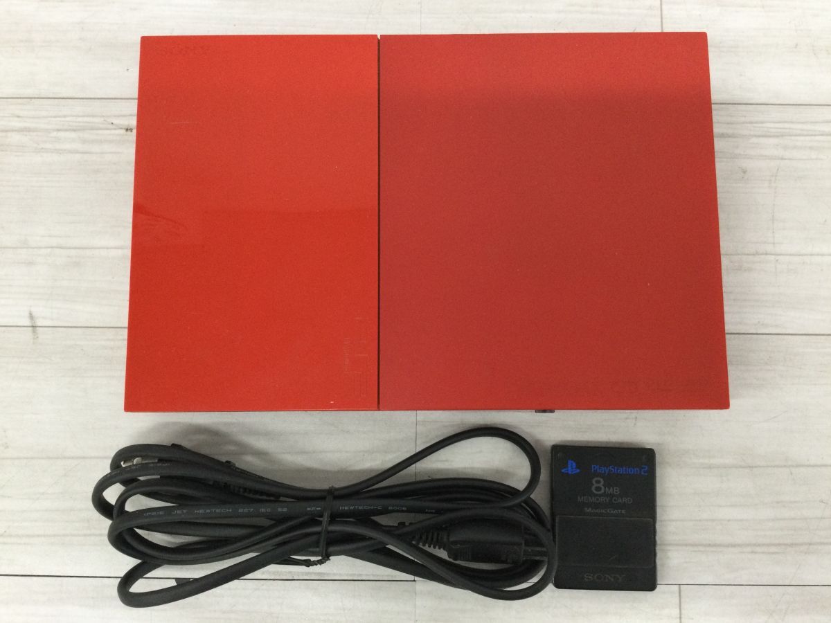 Amazon.com: PlayStation 2 cinnabar-red (SCPH-90000CR) [maker