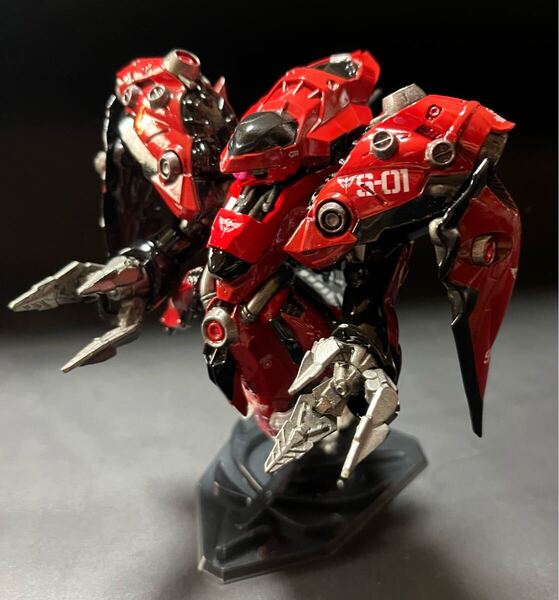 FW GUNDAM CONVERGE ガンダムコンバージ ノイエジール シャア専用リペイント