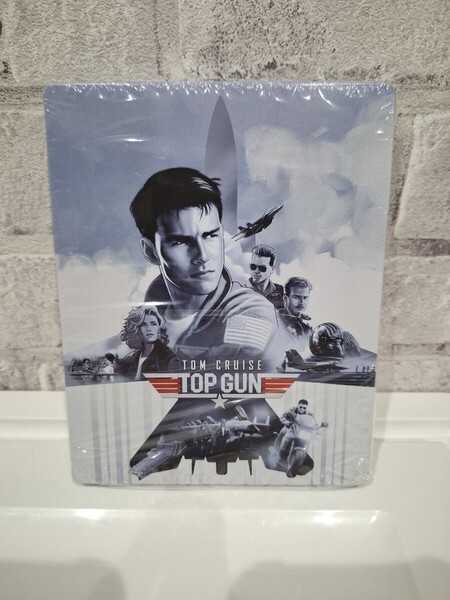トップガン 4Kブルーレイ UHD Bluray スチールブック 映画 洋画(トムクルーズ他出演 ミッションインポッシブル)戦闘機 戦争