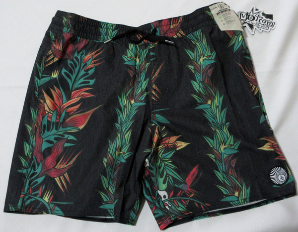 Volcom ボルコム トランクス ボードショーツ Lサイズ 水着 Entertainment Pepper Stoney サーフィン ショートパンツ
