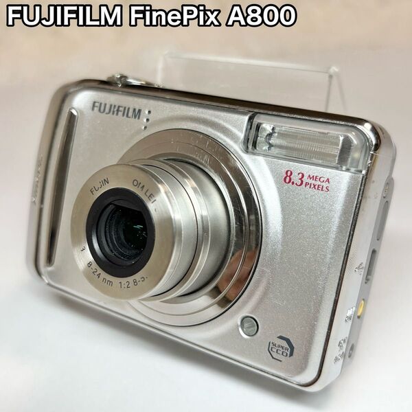 FUJIFILM フジフィルム FinePix A800 シルバー デジカメ コンパクトデジタルカメラ