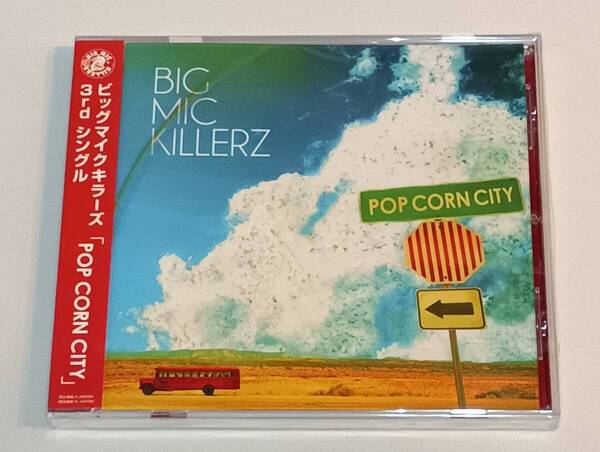 ビッグマイクキラーズ/未開封 ポップ コーン シティ/CDシングル BIG MIC KILLERZ POP CORN CITY KO-JI ZERO THREE GNz-WORD XMAS EILEEN 帯