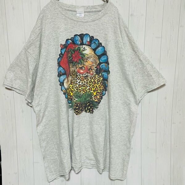 【PORT&COMPANY】2XL ポートアンドカンパニー プリント 半袖 Tシャツ クルーネック 古着