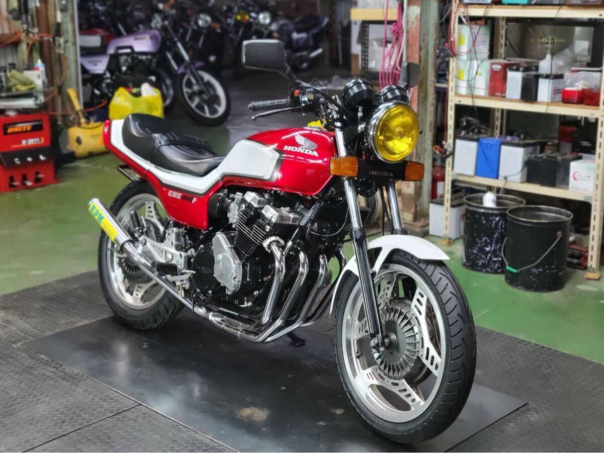 Yahoo!オークション -「cbx400f 赤白」の落札相場・落札価格