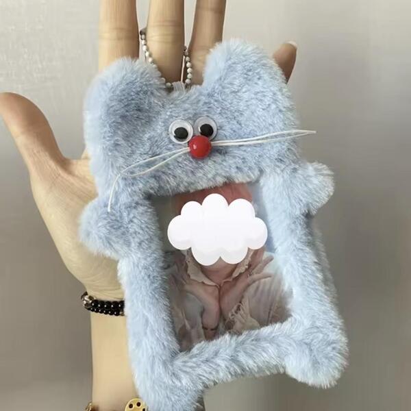 G-DRAGON ジヨン ビッグバン ぬいぐるみ カード トレカ ケース 水色 フォトケース 定期入れ ネームホルダー キーホルダー バッグ リュック