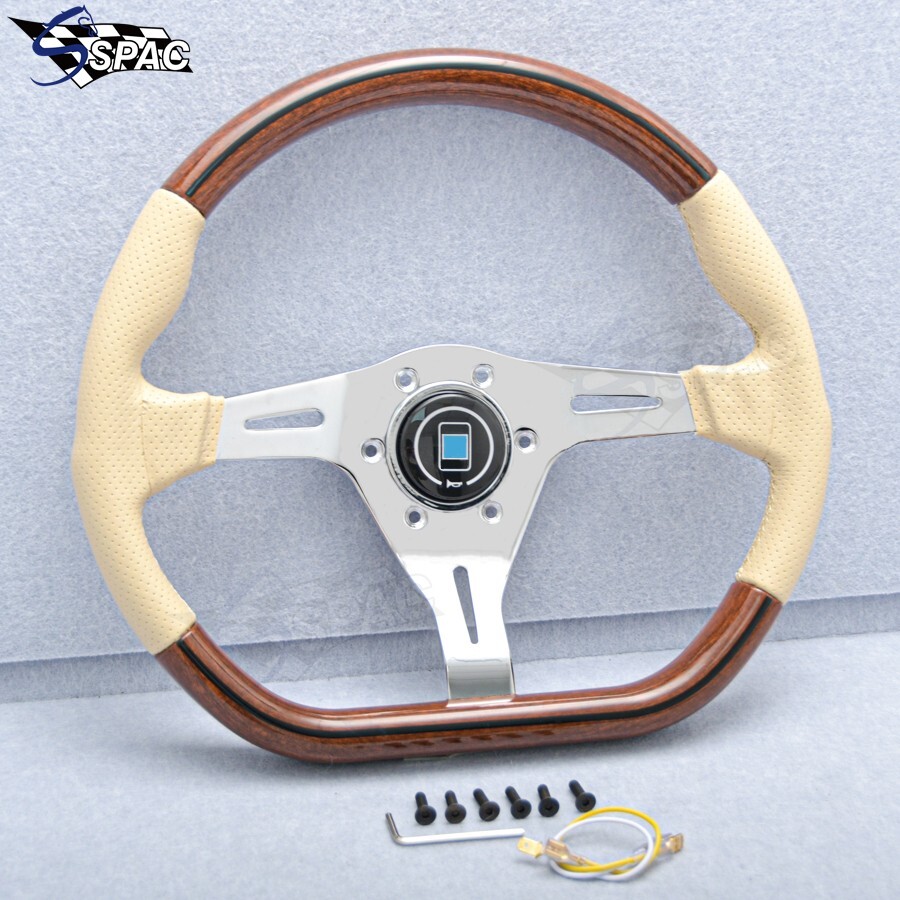 F1 ステアリング(ハンドル)外径30cm (中古)