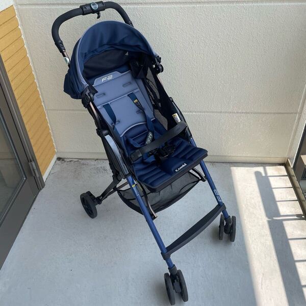 Combi F2 plus AD-300 ロイヤルネイビー コンビF2 軽量ベビーカー 管理番号SB429