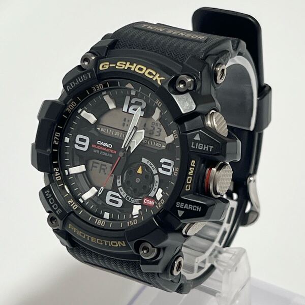 極美品 CASIO G-SHOCK GG-1000 マッドマスター アナデジ ブラック カシオ ジーショック GG-1000-1AJF MUDMASTER マッドマスター 腕時計