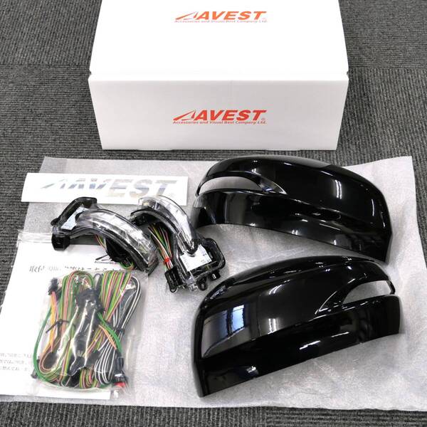 処分出品 オデッセイ アブソルート RC1 RC2 RC4用 シーケンシャル 流れるドアミラーウィンカーカバー NH812P 白&青ポジ★未使用 AVEST