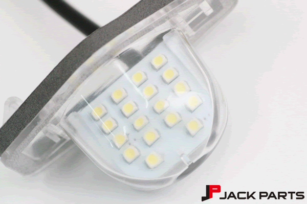 処分出品 N-BOX カスタム プラス JF1 JF2 LED ナンバー灯 ライセンスランプ 2個 ホワイト SMD18発 カスタム パーツ 未使用 送料無料