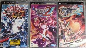 【新品 未開封】3本セット PSP ファンタシースターポータブル、2、2 インフィニティ