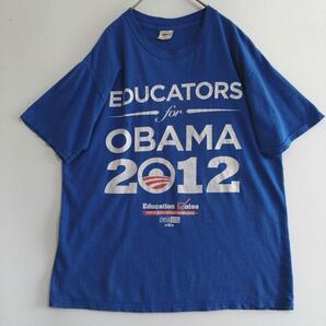 221 UNION 半袖Tシャツ L 青 プリントロゴ US古着
