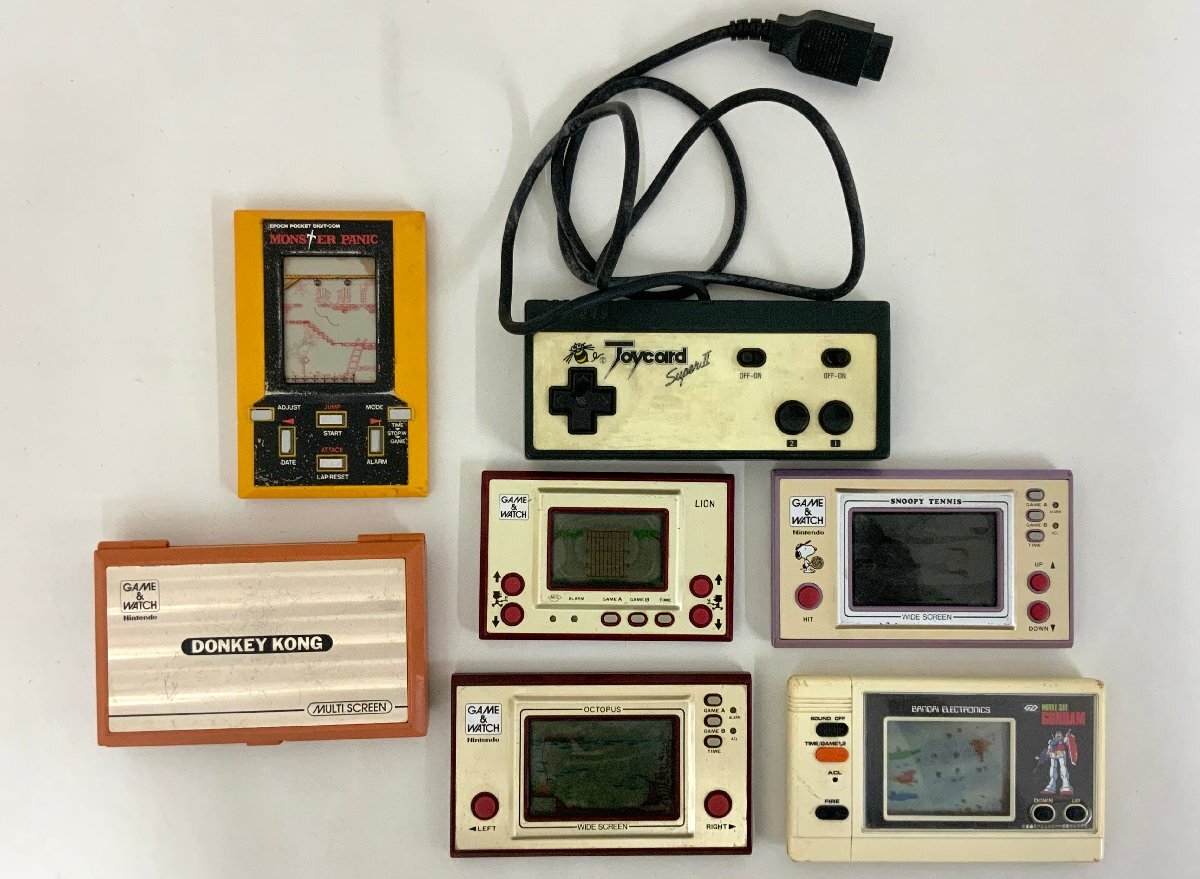 ゲームウォッチ エポック社 スペースパニック スーパーワイド 箱