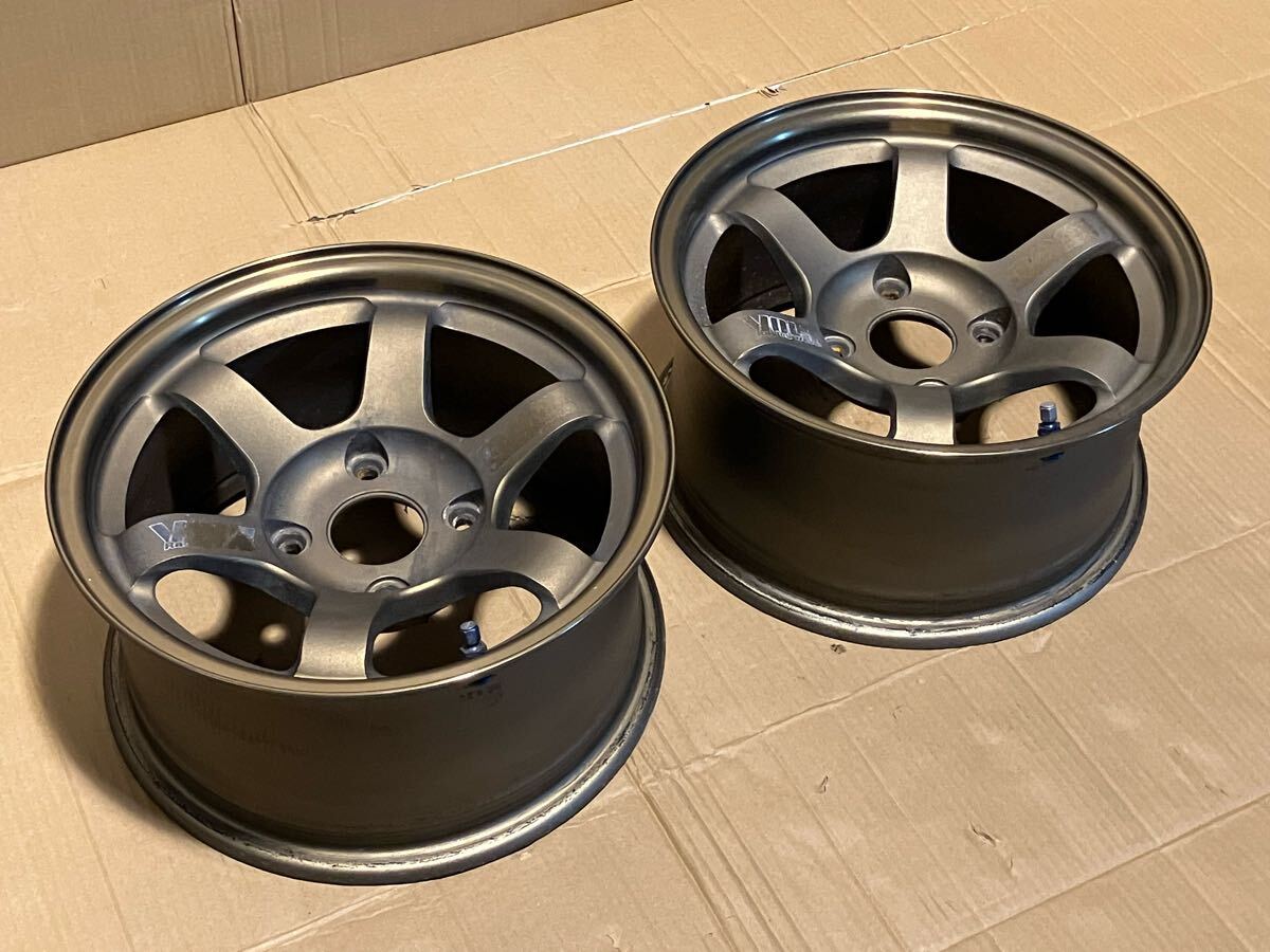 レーシングホイール ブロンズ 2本 TE37風 15×7J +20 PCD100