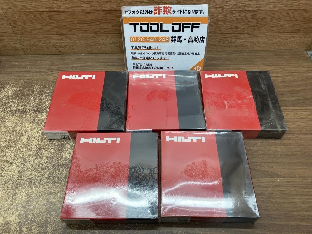 【送料無料】【未使用品】HILTI 切断砥石 AC-D 125mm 10枚×16 送料無料】【未使用品】HILTI 切断砥石 AC-D 125mm 10枚×16 AC-