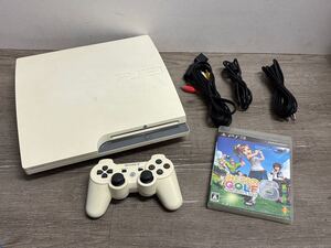☆ PS3 ☆ プレイステーション3 CECH-2500A 160GB クラシックホワイト 動作品 本体 コントローラー ソフト 付属 Playstation3 SONY 1611