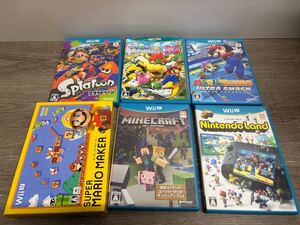 ☆ WiiU ☆ マリオパーティ10 他 まとめ売り Nintendo Wii U ソフト マインクラフト ニンテンドーランド マリオテニス マリオメーカー 2921