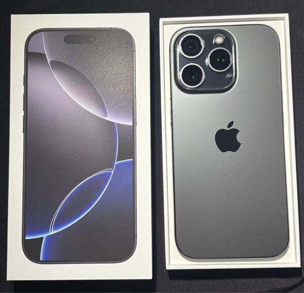 Apple iPhone 16 Pro 256GB ブラックチタニウム SIMフリー 美品