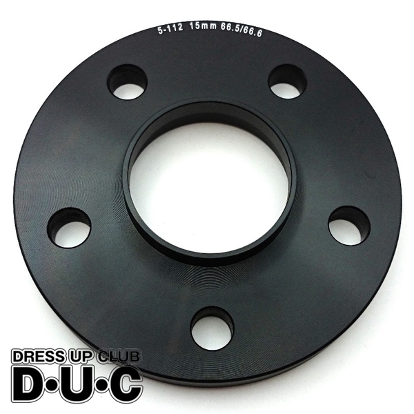 ロングボルト付2枚セット BMW/ミニ用ハブ付アルミ鍛造スペーサー15mm2枚 PCD112 ハブ66.5mm M14xP1.25-首下45mm-テーパー60*10本 S3