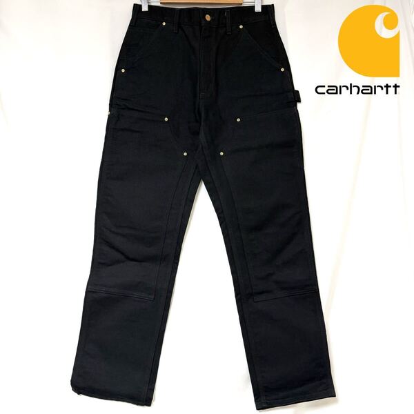 Carhartt カーハートDouble Knee Painter Pants ダブルニー ペインター パンツ ダック地 ワークパンツ 2010年モデル ブラック W30 L32