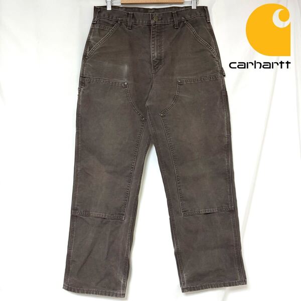 Carhartt カーハート Double Knee Painter Pants ダブルニー ペインター パンツ ダック地 ワークパンツ メンズ ダークブラウン W32 L30