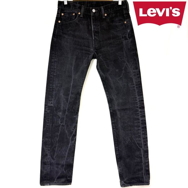 LEVI'S リーバイス 501 BLACK DENIM 後染め ブラックデニム ジーンズ メキシコ製 デニムパンツ W30 L32