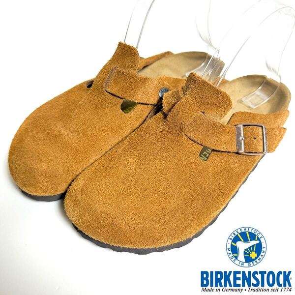 BIRKENSTOCK ビルケンシュトック BOSTON SUEDE ボストン スエードレザー サンダル 37 24.5cm MINK ミンク
