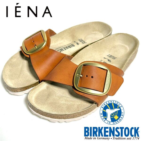 BIRKENSTOCK × SLOBE IENA ビルケンシュトック スローブ イエナ MADRID BIG BUCKLE マドリッド ビッグバックル レザー サンダル 24cm