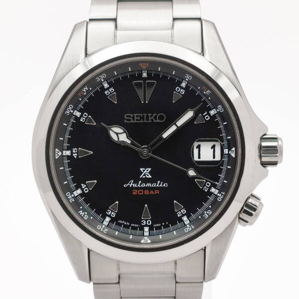 美品 SEIKO PROSPEX セイコー プロスペックス Alpinist アルピニスト メカニカル コアショップ専用 SBDC087 6R35-00E0 ブラック文字盤