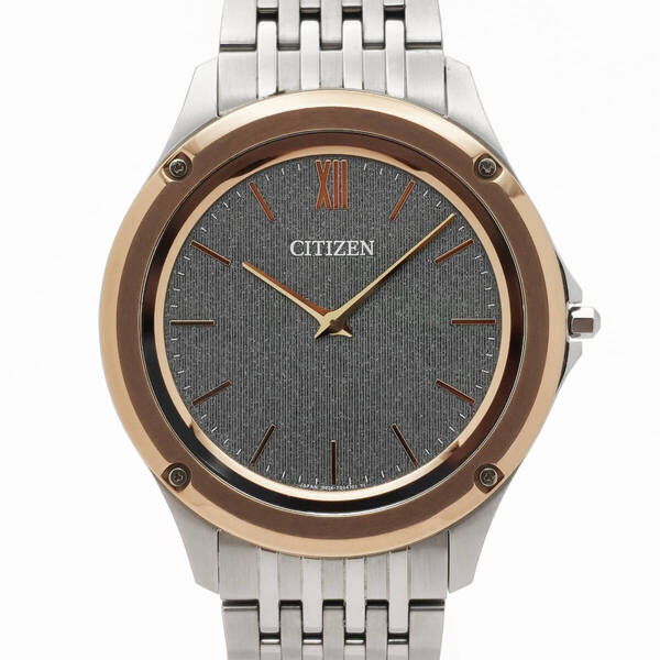 極美品 CITIZEN シチズン Eco-Drive One エコ・ドライブ ワン フラッグシップモデル AR5004-59H 8826-T022821 グレー文字盤 ピンクゴールド