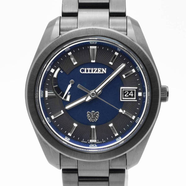 美品 The CITIZEN ザ・シチズン Cal.A010誕生10周年記念モデル 高精度 光発電エコ・ドライブ 年差±5秒 AQ1054-59L A010-T026770 ブラック