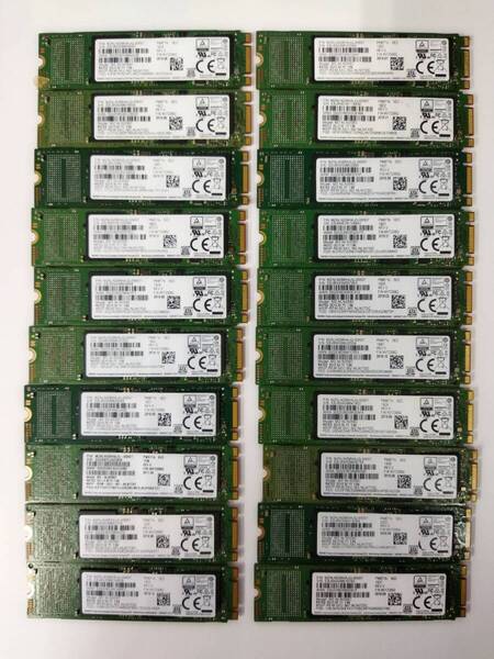 サムスン SAMSUNG SSD 256GB m.2 MZ-NLN256C 中古 20点セット 1 SAMSUNG 256GB