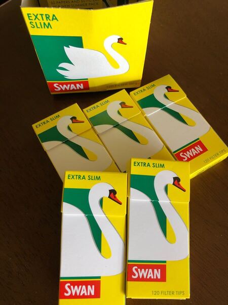 SWANスワンエクストラスリムフィルター120P10箱セット 送料込み スワン 手巻き タバコ フィルター SWAN