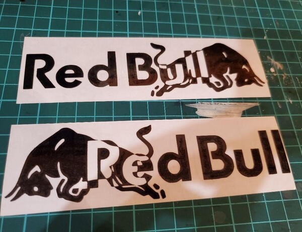 【送料無料!!】RedBull ステッカー ブラック レットブル デカール