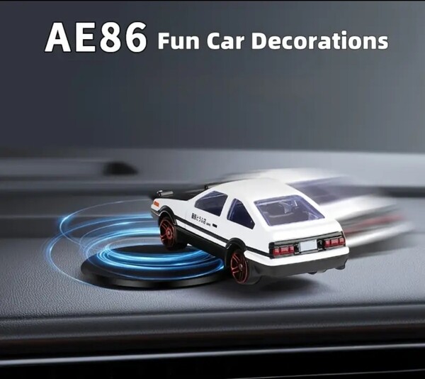【送料無料!!】AE86トレノ ミニカー 車の装飾 車内グッズ トヨタ ハチロク