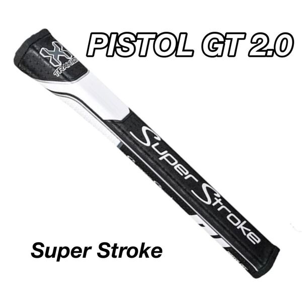 新品》スーパーストローク パターグリップ PISTOL GT2.0 ブラック/ホワイト
